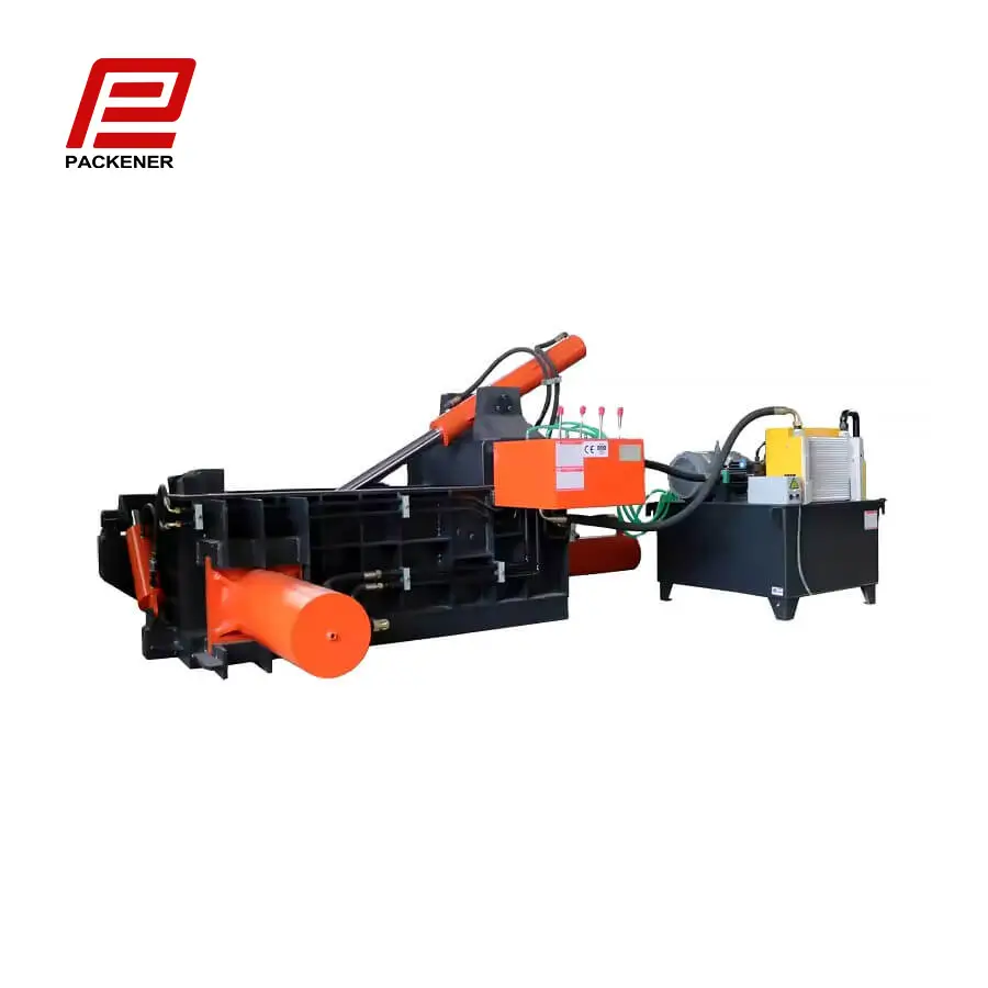 Horizontal Hydraulic Cans Aluminium Scrap Baler Machine