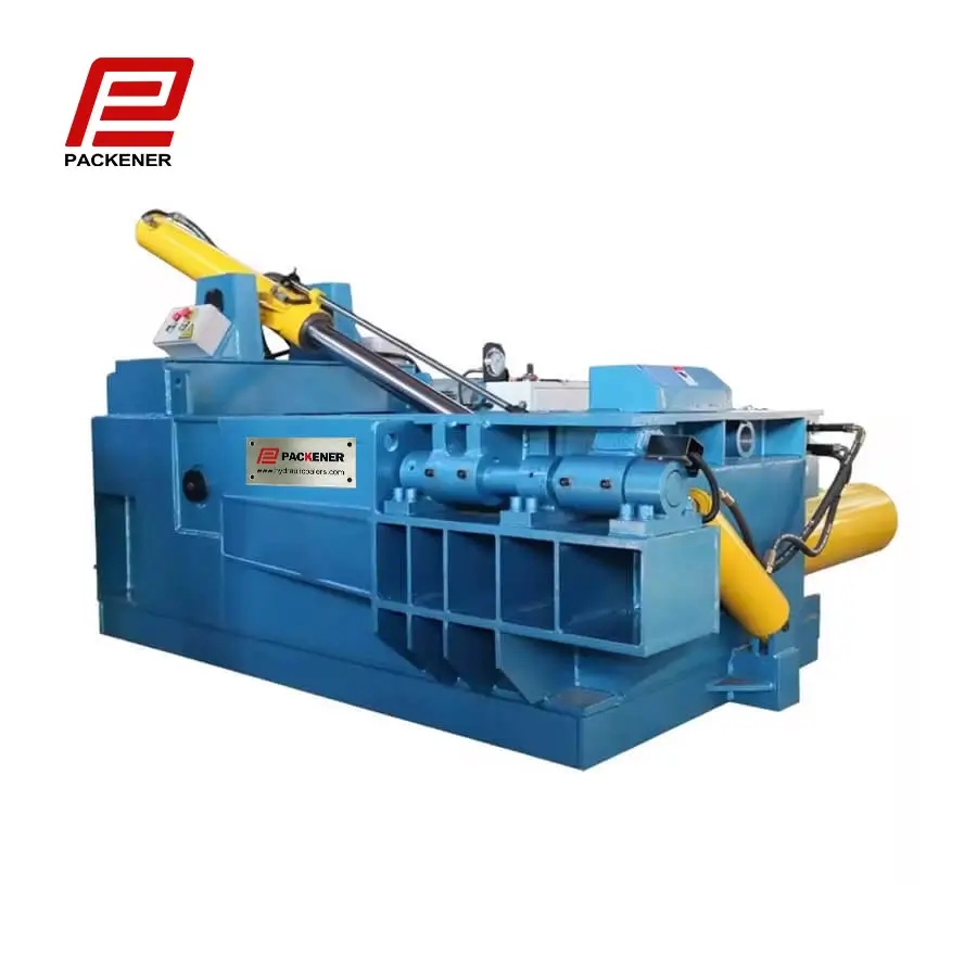 Automatic horizontal metal scrap aluminum baler machine